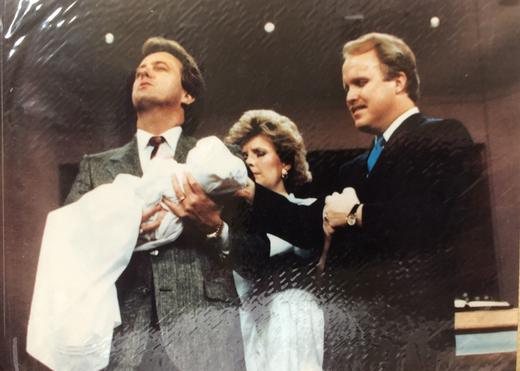 Baby dedication by Pastor Larry Lea, Church on the Rock, Rockwall, 1987