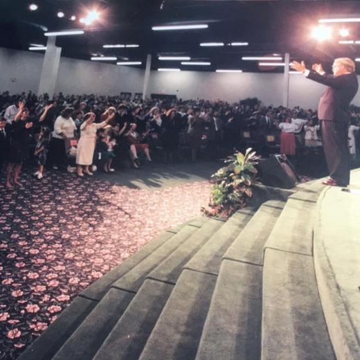 Worship service, The North Church, 1994