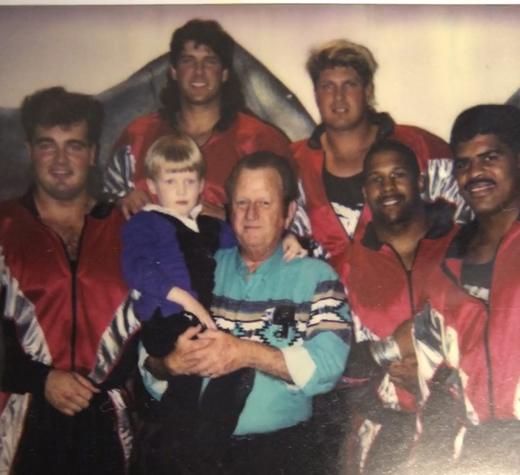 With the Power Team, 1991